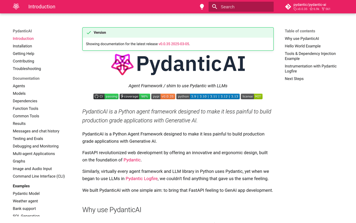 PydanticAI